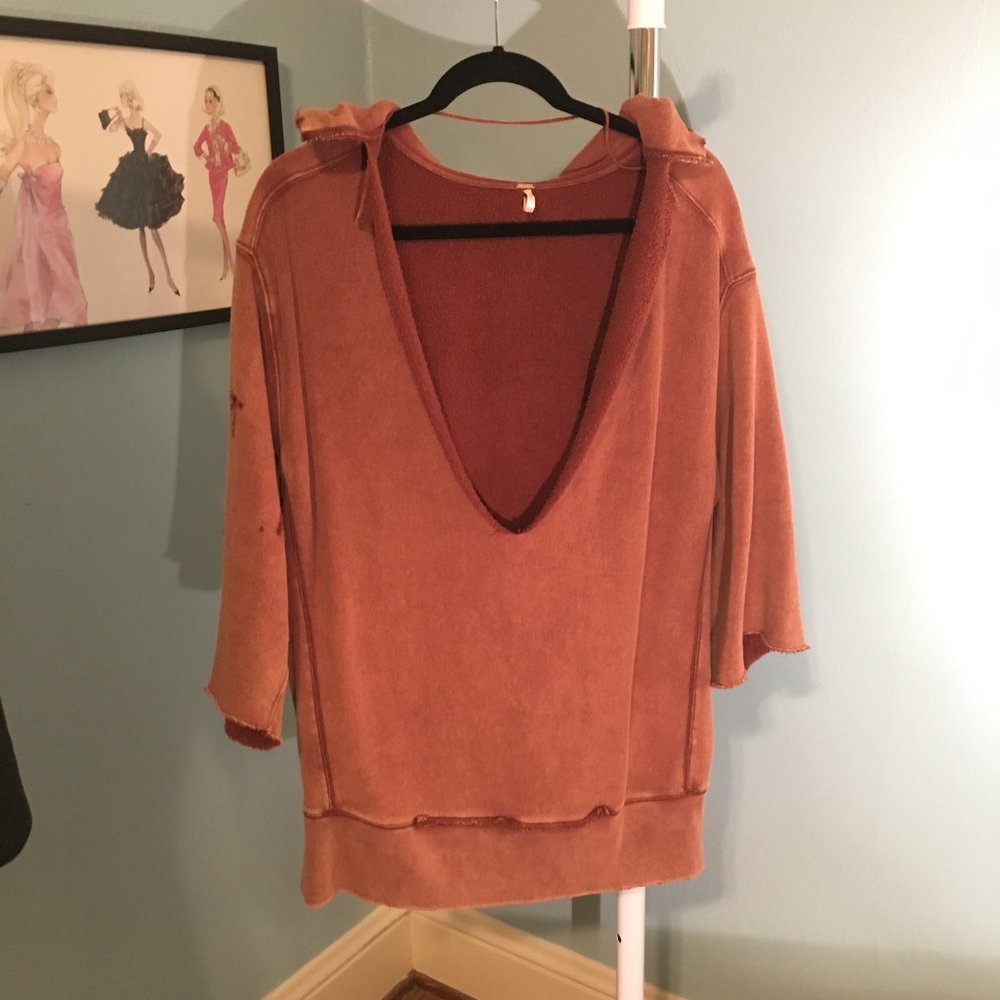Free People Track Hoodie